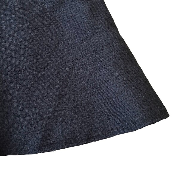 Talula‎ Aritzia Knit Flounce Mini Skirt Womens XS 100% Cotton Black - Picture 4 of 7